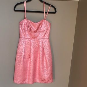 BCBG Maxazria pink sweetheart mini dress